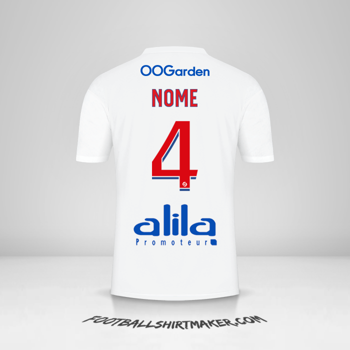 Camisa Olympique Lyon 2022/2023 -  nome - 4