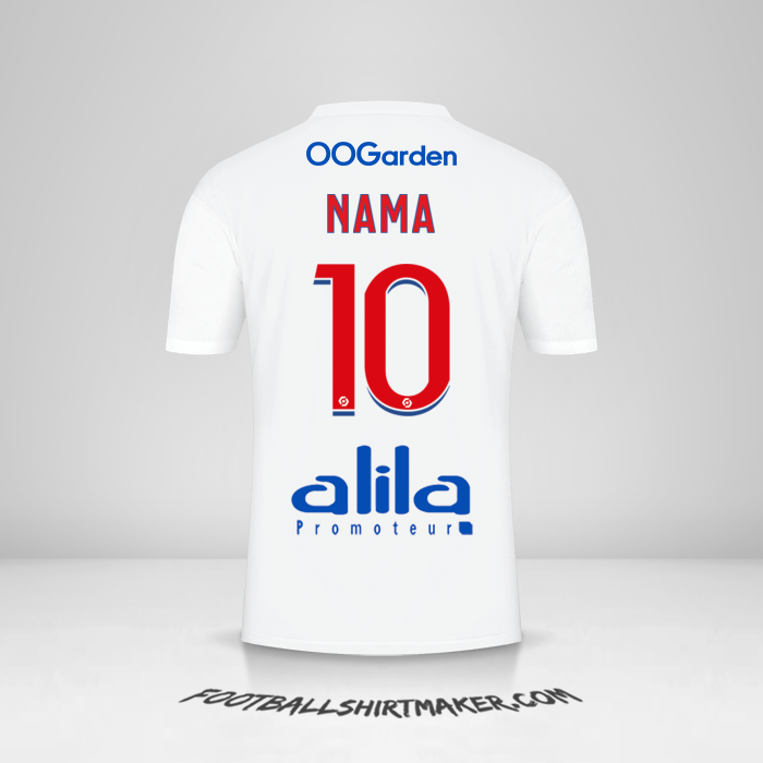 Jersey Olympique Lyon 2022/2023 -  nama - 10