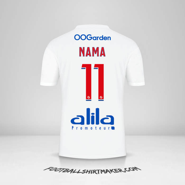 Jersey Olympique Lyon 2022/2023 -  nama - 11