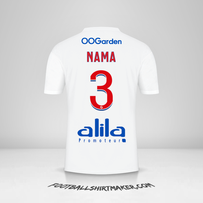Jersey Olympique Lyon 2022/2023 -  nama - 3