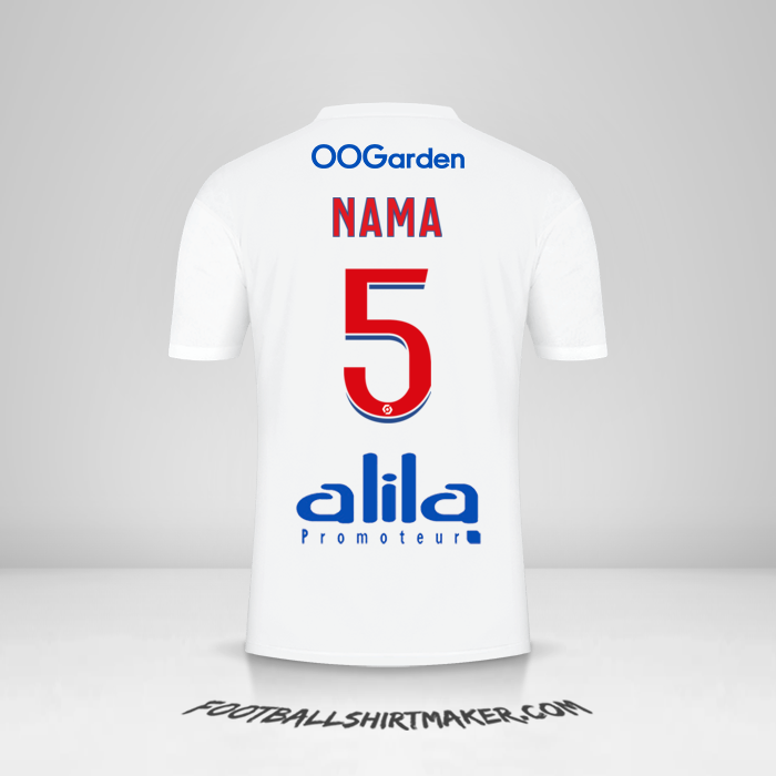Jersey Olympique Lyon 2022/2023 -  nama - 5