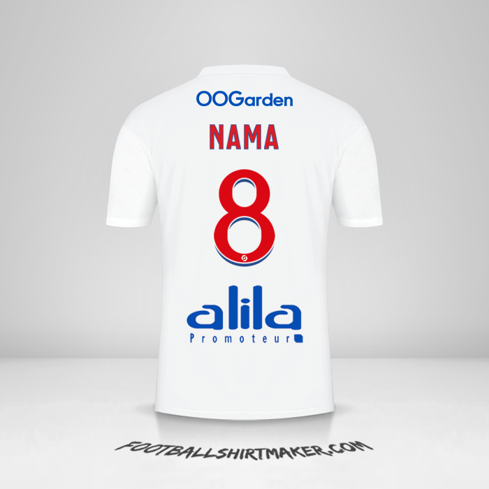 Jersey Olympique Lyon 2022/2023 -  nama - 8