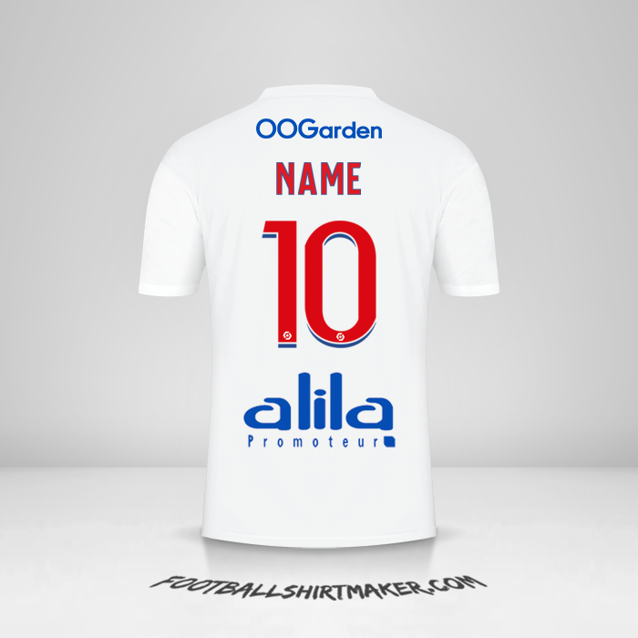 Jersey Olympique Lyon 2022/2023 -  name - 10