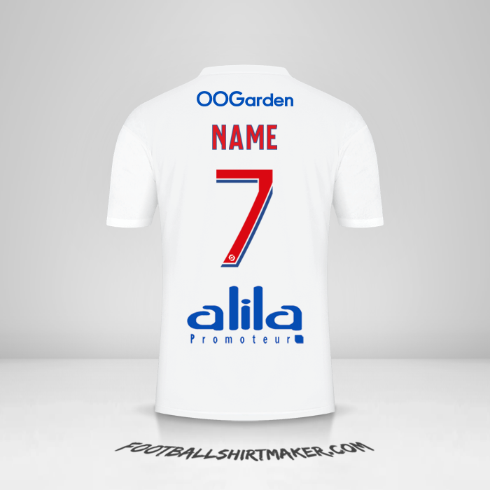 Jersey Olympique Lyon 2022/2023 -  name - 7