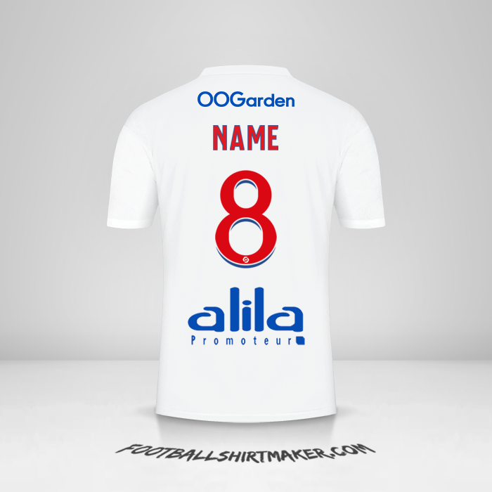 Trikot Olympique Lyon 2022/2023 -  name - 8