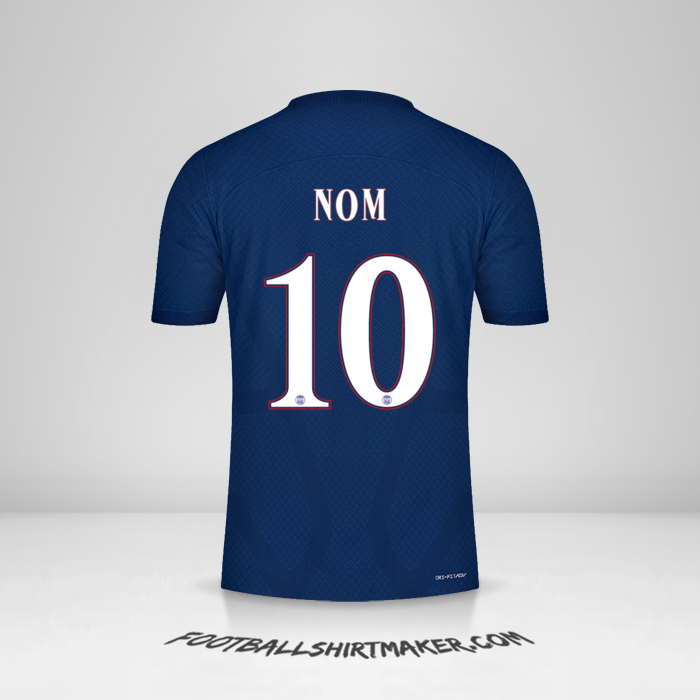 Maillot Paris Saint Germain Cup 2022/2023 -  nom - 10