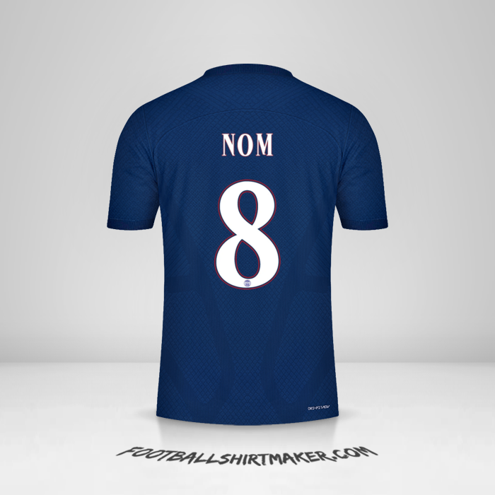Maillot Paris Saint Germain Cup 2022/2023 -  nom - 8