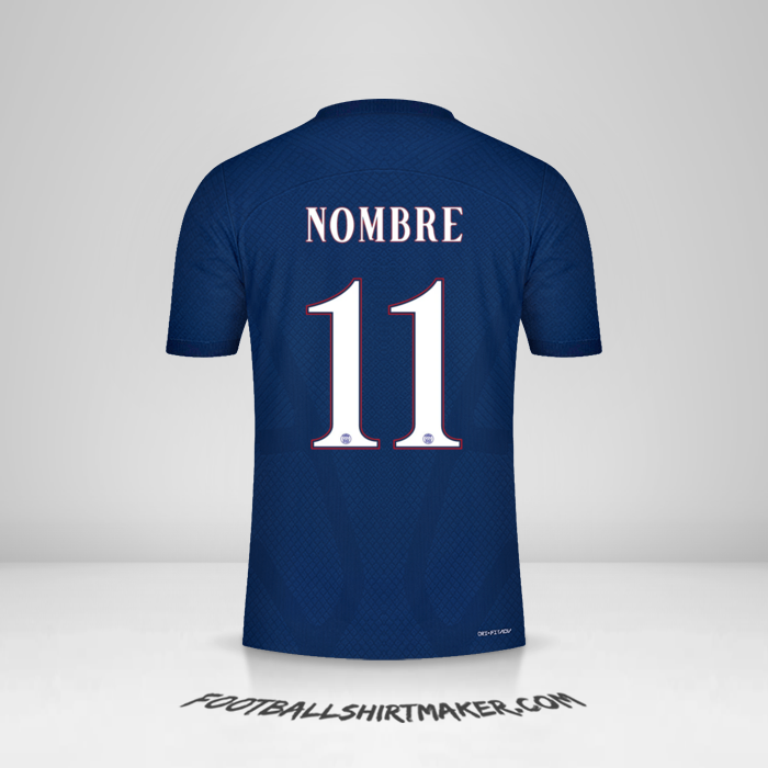 Jersey Paris Saint Germain Cup 2022/2023 -  nombre - 11