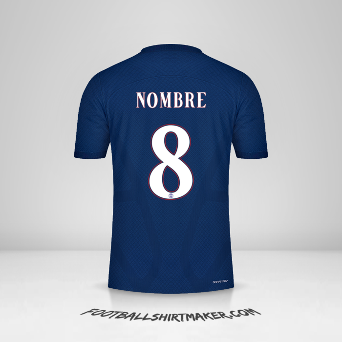 Camiseta Paris Saint Germain Cup 2022/2023 -  nombre - 8