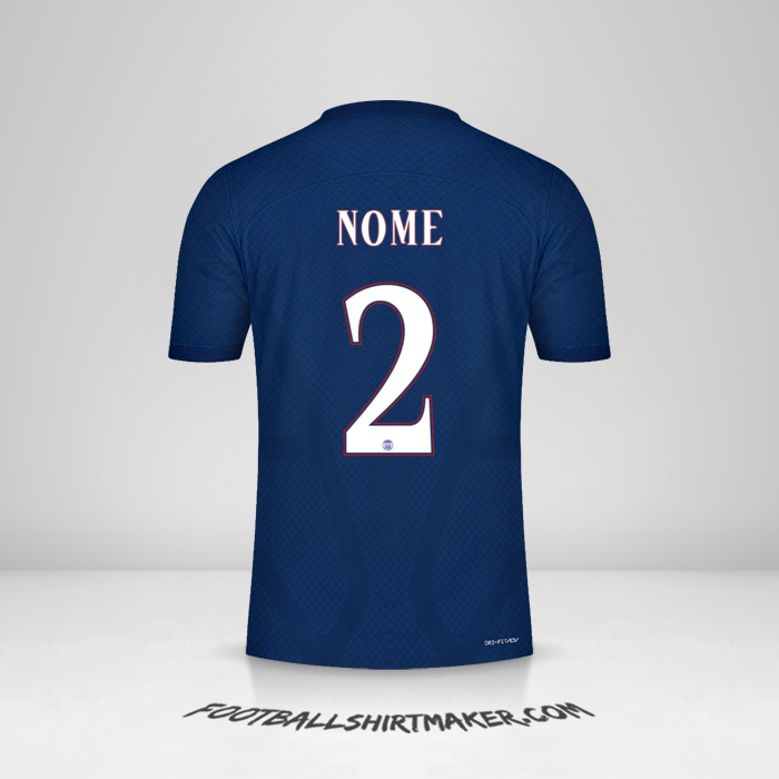 Maglia Paris Saint Germain Cup 2022/2023 -  nome - 2