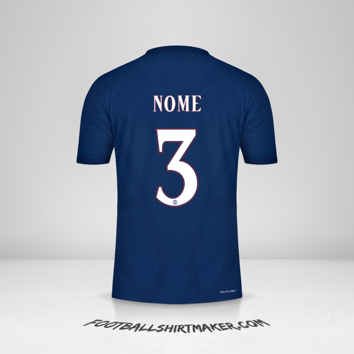 Camisola Paris Saint Germain Cup 2022/2023 -  nome - 3