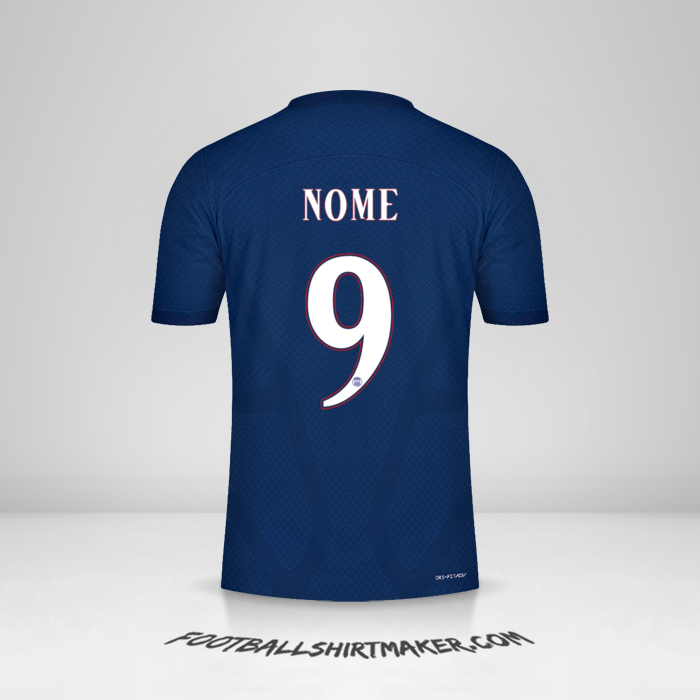 Camisa Paris Saint Germain Cup 2022/2023 -  nome - 9