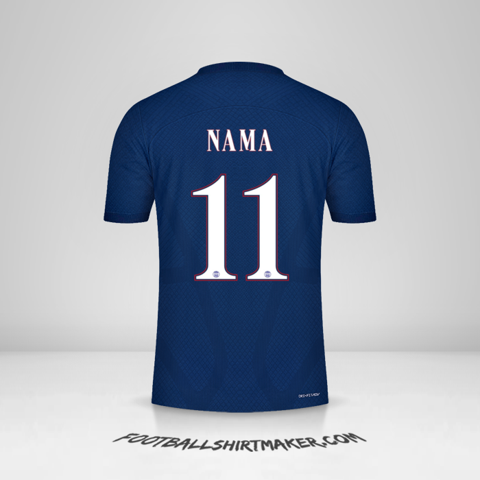 Jersey Paris Saint Germain Cup 2022/2023 -  nama - 11