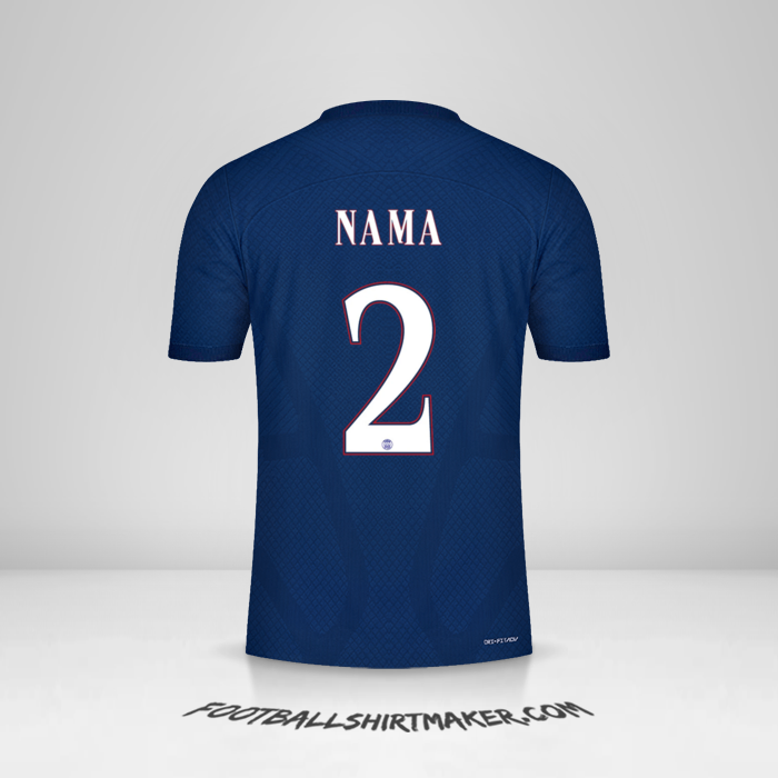 Jersey Paris Saint Germain Cup 2022/2023 -  nama - 2