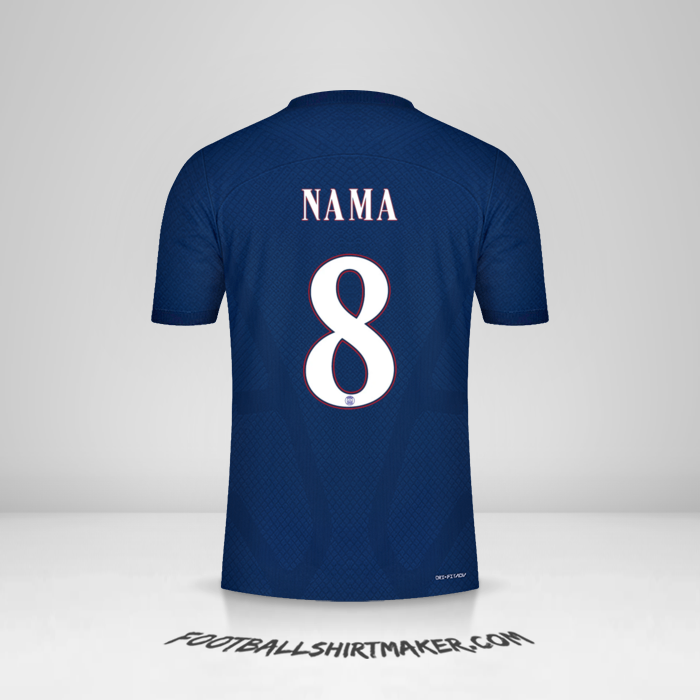 Jersey Paris Saint Germain Cup 2022/2023 -  nama - 8