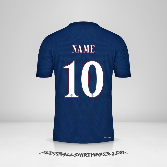 Jersey Paris Saint Germain Cup 2022/2023 -  name - 10