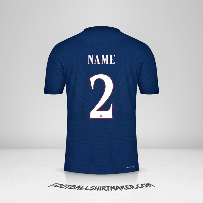 Trikot Paris Saint Germain Cup 2022/2023 -  name - 2