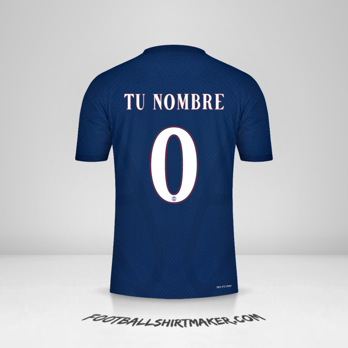 Jersey Paris Saint Germain Cup 2022/2023 -  tu nombre - 0