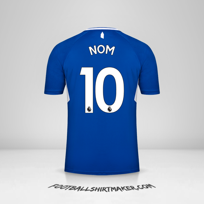 Maillot Everton FC 2022/2023 -  nom - 10