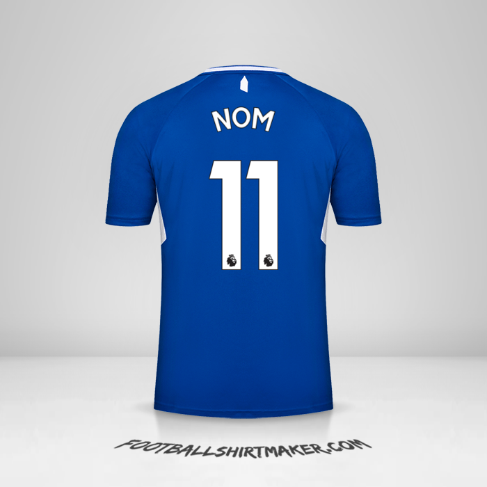 Maillot Everton FC 2022/2023 -  nom - 11