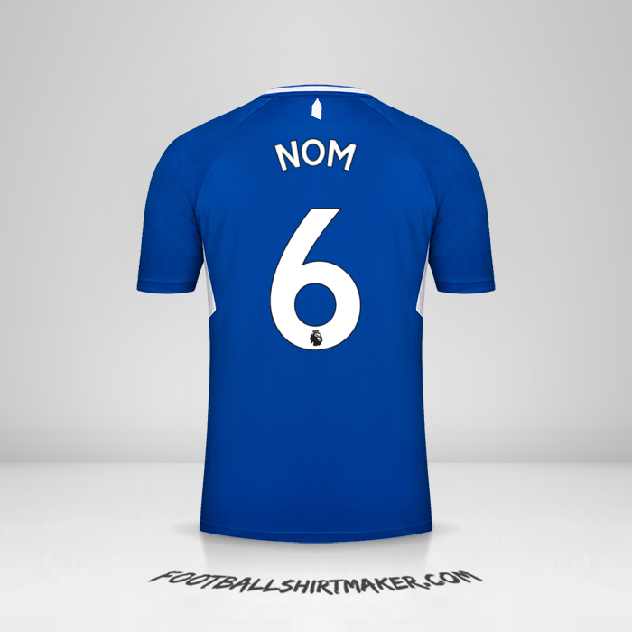 Maillot Everton FC 2022/2023 -  nom - 6
