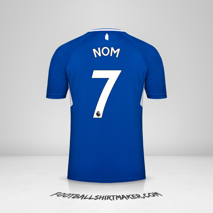 Maillot Everton FC 2022/2023 -  nom - 7