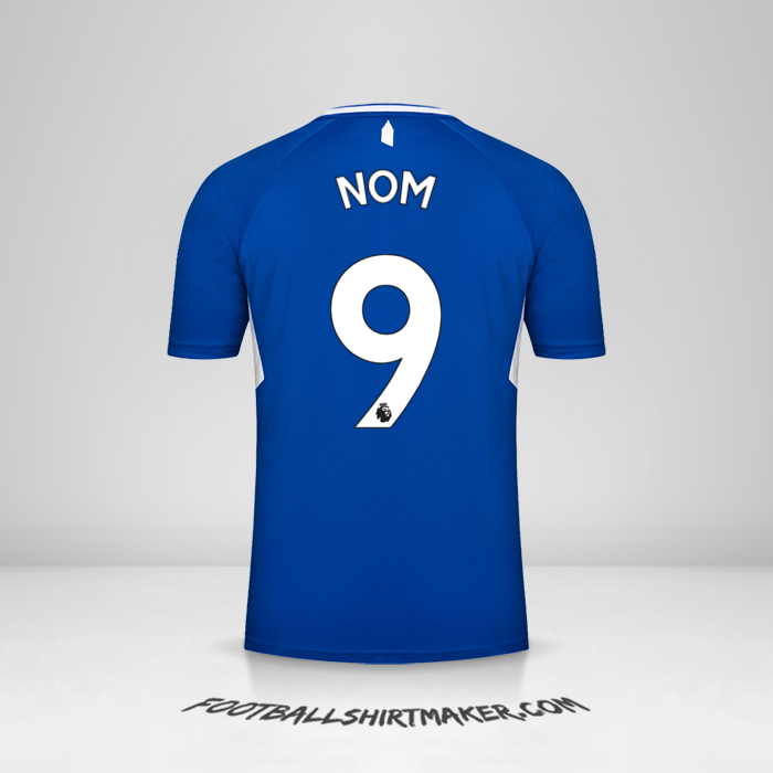 Maillot Everton FC 2022/2023 -  nom - 9