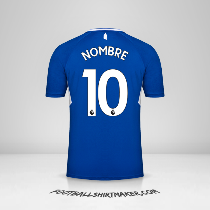 Camiseta Everton FC 2022/2023 -  nombre - 10