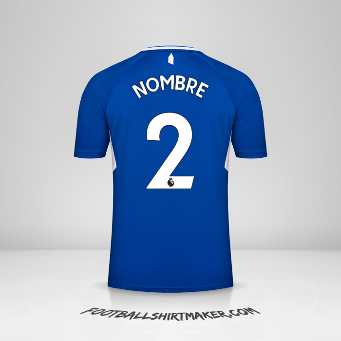 Jersey Everton FC 2022/2023 -  nombre - 2