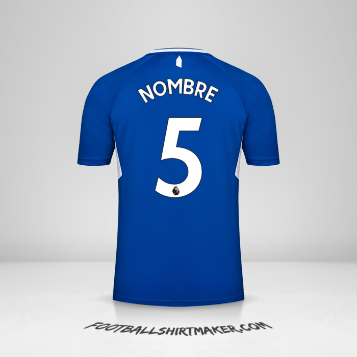 Camiseta Everton FC 2022/2023 -  nombre - 5