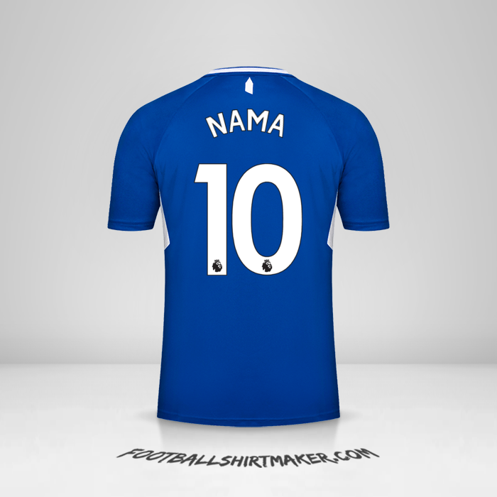Jersey Everton FC 2022/2023 -  nama - 10