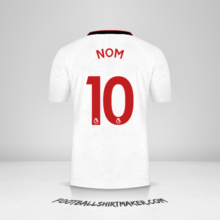 Maillot Southampton FC 2022/2023 -  nom - 10