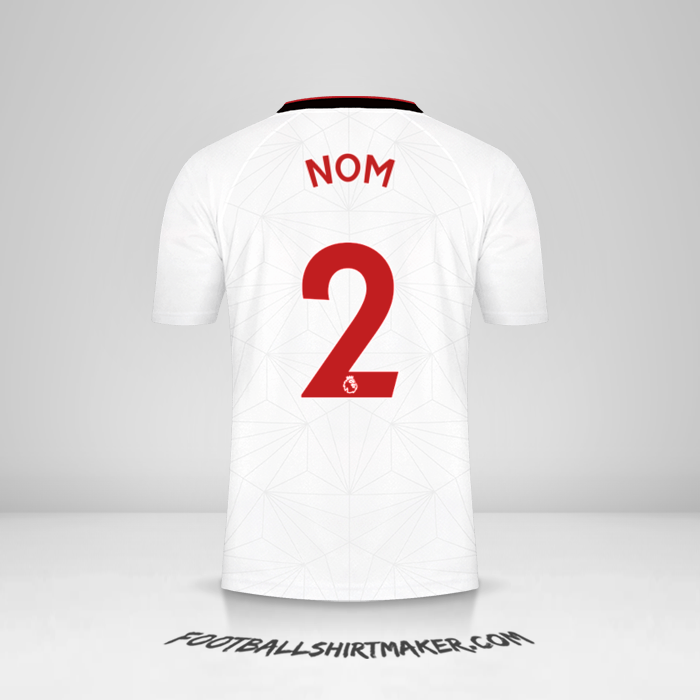 Maillot Southampton FC 2022/2023 -  nom - 2