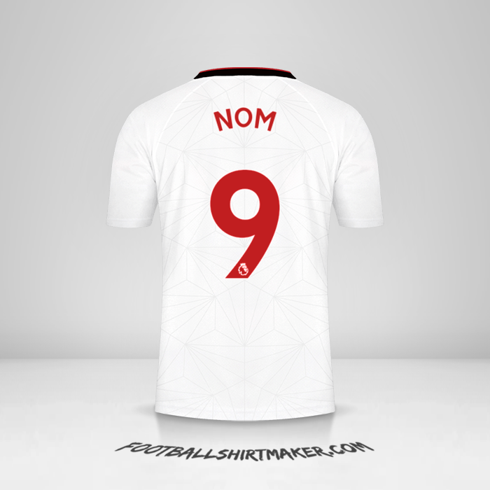 Maillot Southampton FC 2022/2023 -  nom - 9
