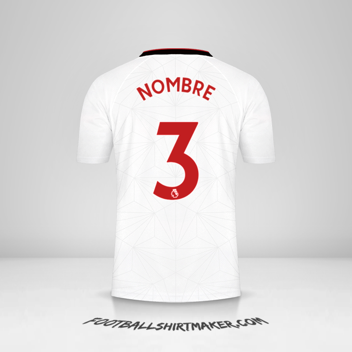 Jersey Southampton FC 2022/2023 -  nombre - 3