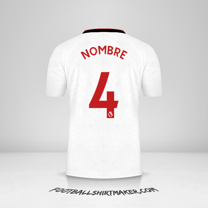 Jersey Southampton FC 2022/2023 -  nombre - 4