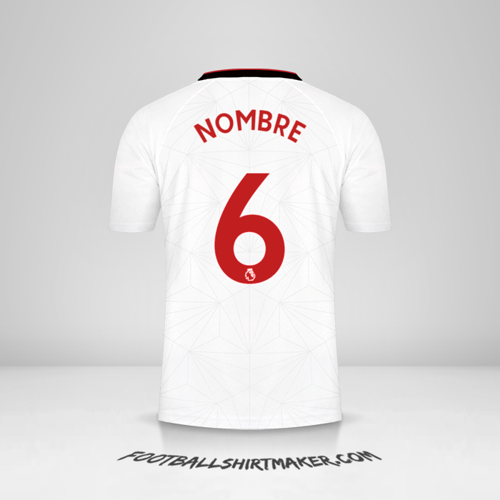 Jersey Southampton FC 2022/2023 -  nombre - 6