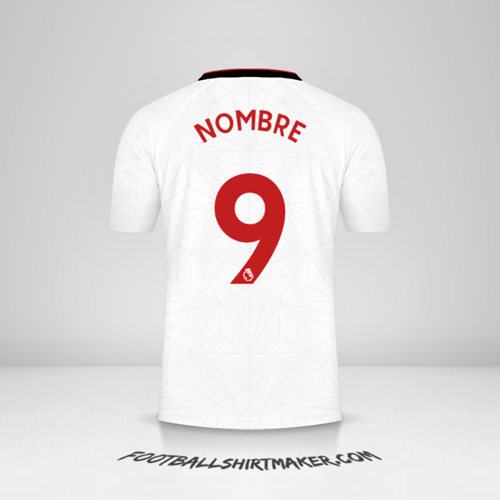 Jersey Southampton FC 2022/2023 -  nombre - 9