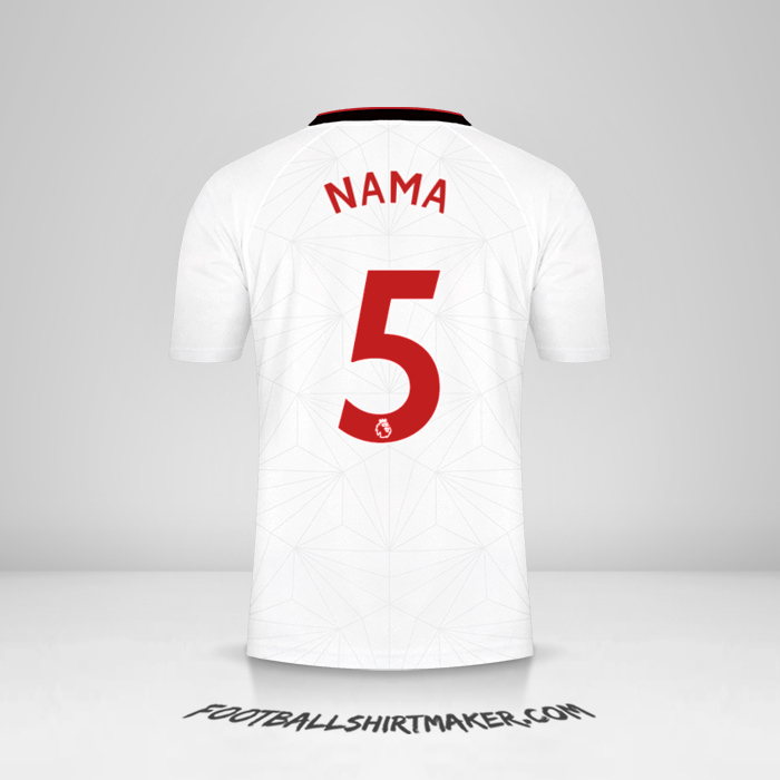 Jersey Southampton FC 2022/2023 -  nama - 5