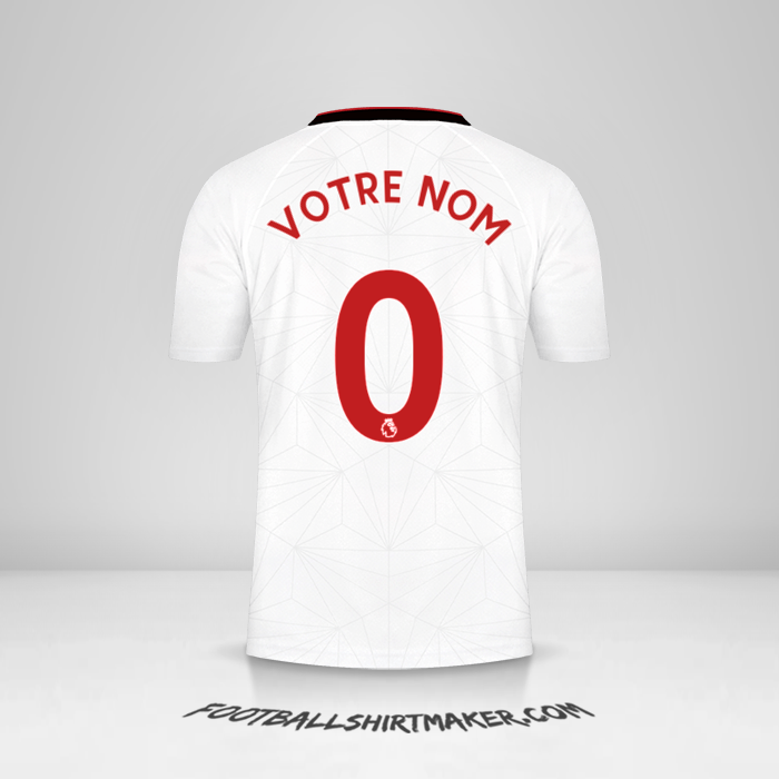 Maillot Southampton FC 2022/2023 -  votre nom - 0