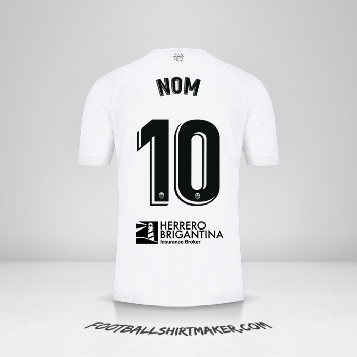 Maillot Valencia CF 2022/2023 -  nom - 10
