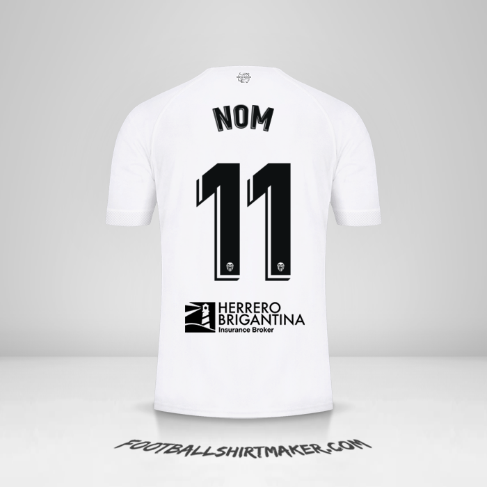 Maillot Valencia CF 2022/2023 -  nom - 11