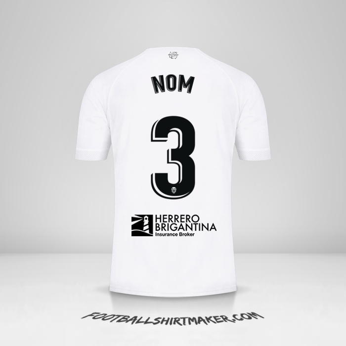 Maillot Valencia CF 2022/2023 -  nom - 3
