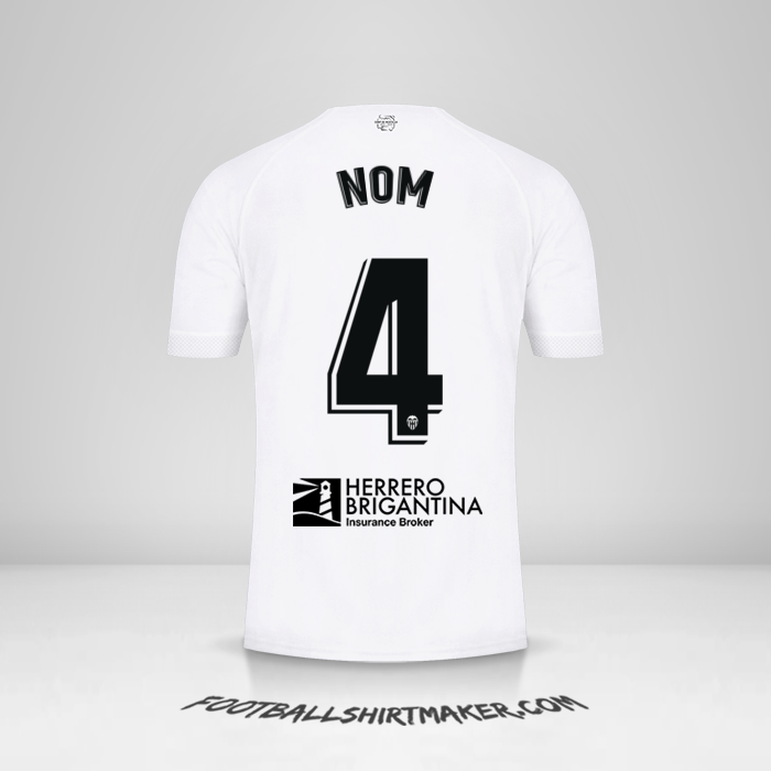 Maillot Valencia CF 2022/2023 -  nom - 4