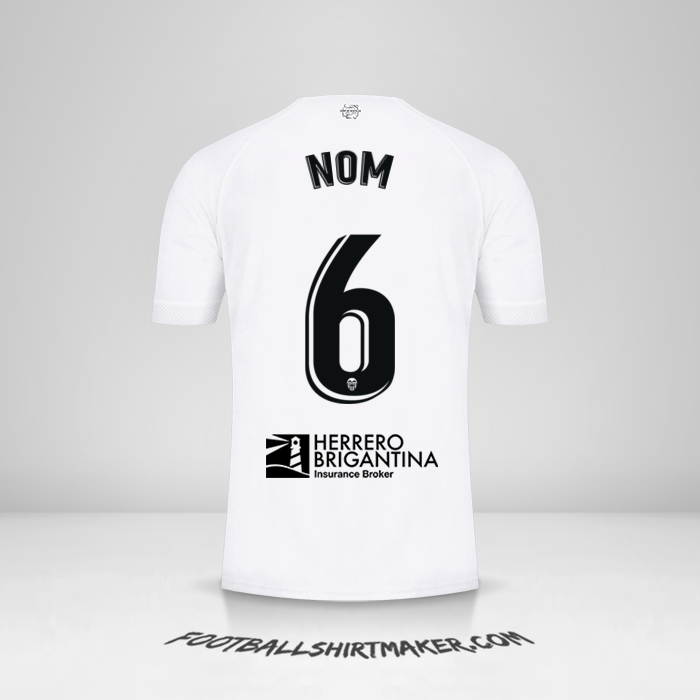 Maillot Valencia CF 2022/2023 -  nom - 6