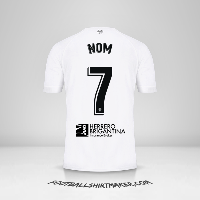 Maillot Valencia CF 2022/2023 -  nom - 7
