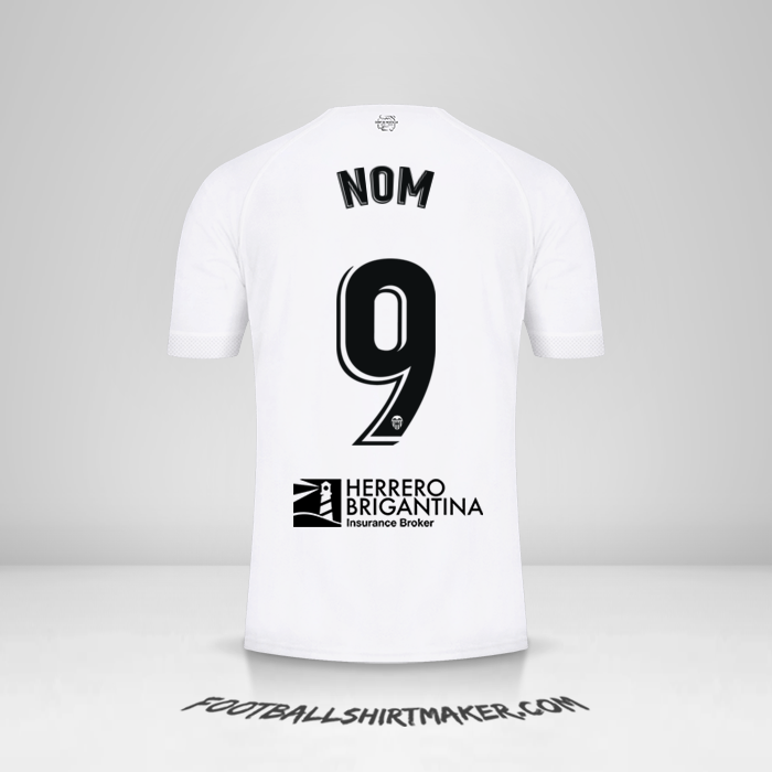 Maillot Valencia CF 2022/2023 -  nom - 9