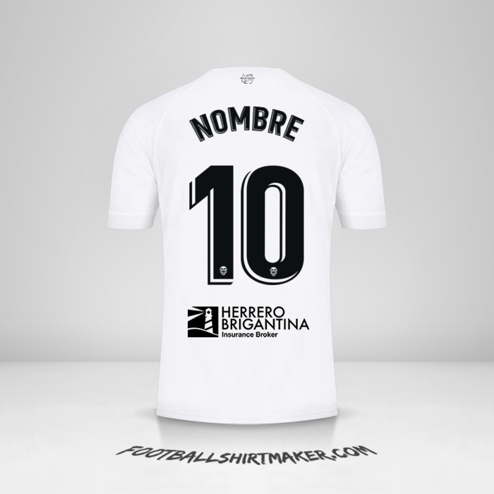 Jersey Valencia CF 2022/2023 -  nombre - 10