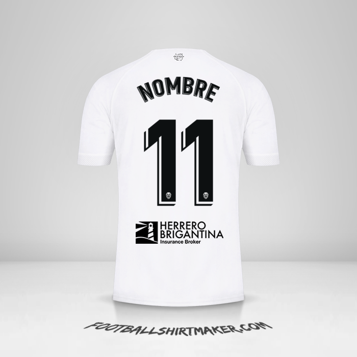 Jersey Valencia CF 2022/2023 -  nombre - 11