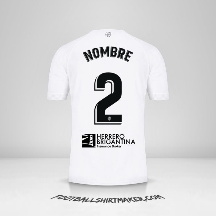 Jersey Valencia CF 2022/2023 -  nombre - 2